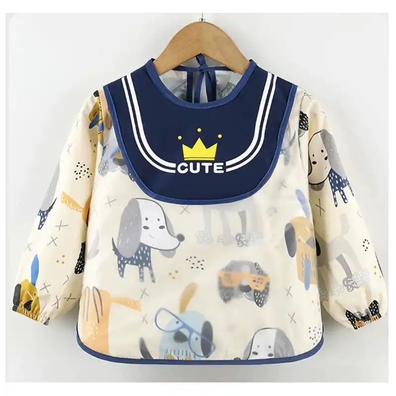 پیش بند نوزادی مدل ملوانی سگ عینکی