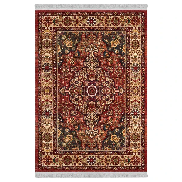 فرش پارچه‌ای دفه مدل فرشینه طرح مدرن کد 891