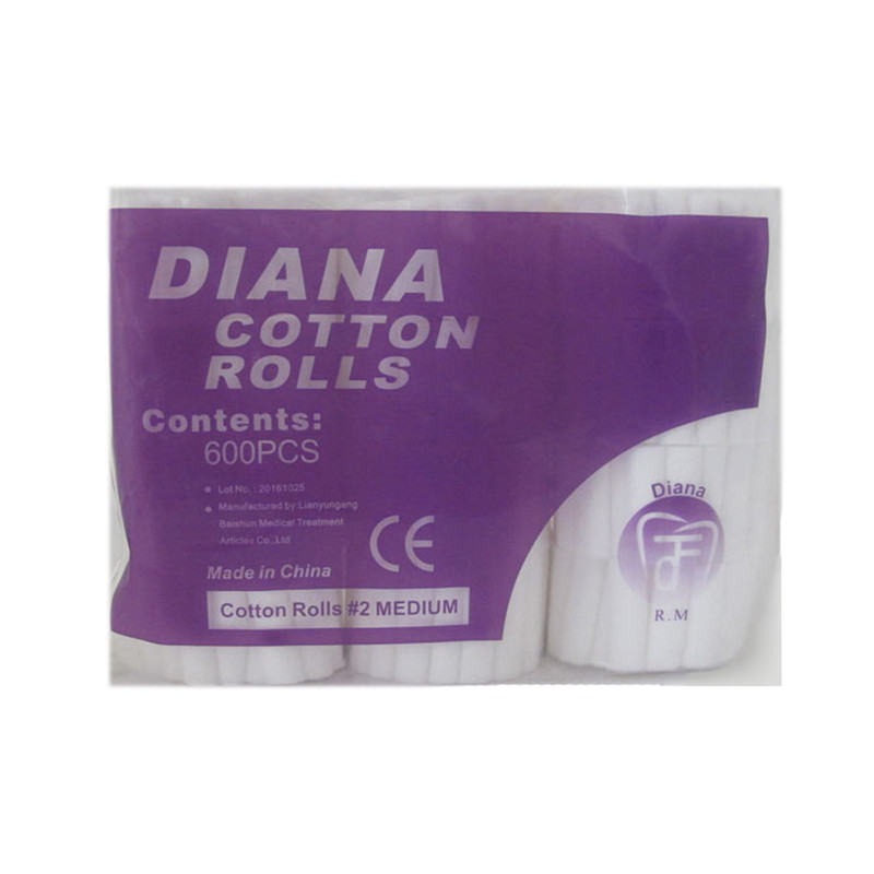 رول پنبه دندانپزشکی دیانا مدل 04 بسته 600 عددی