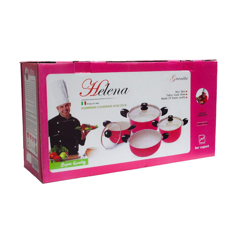 سرویس پخت و پز 7 پارچه هلنا مدل Honeycomb