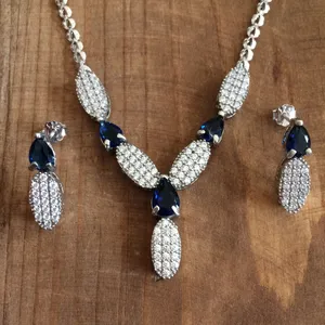 نیم ست نقره زنانه  کد 2055