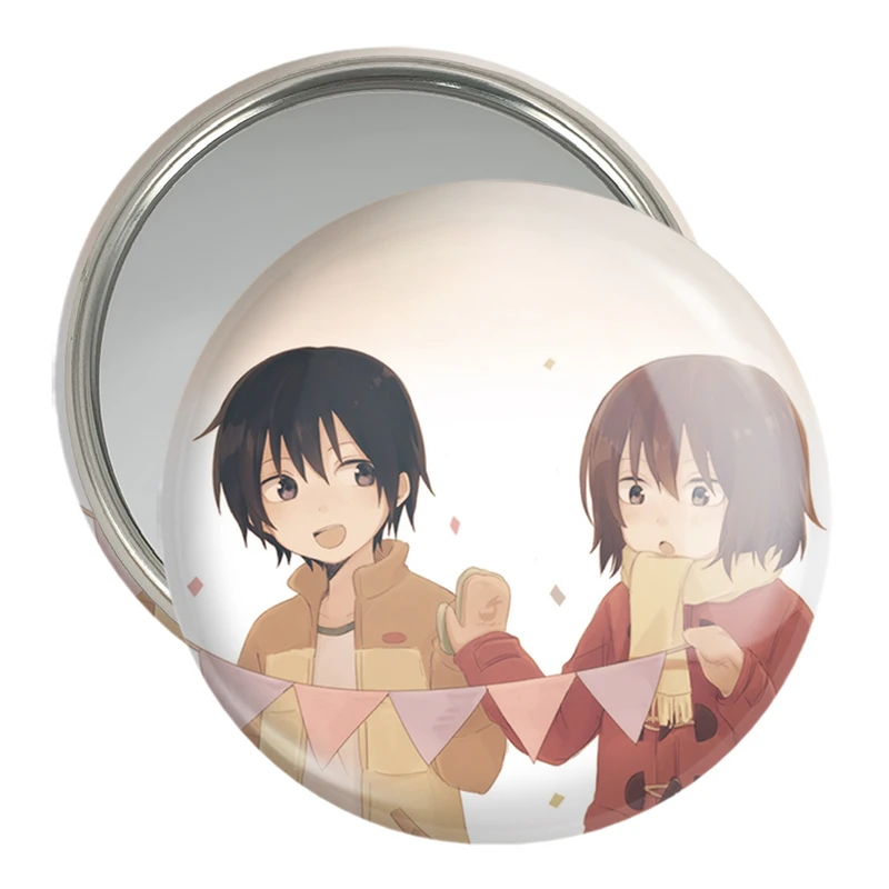 آینه جیبی خندالو مدل ساتورو و کایو انیمه اریزد کد 32208
