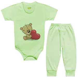 ست بادی و شلوار نوزادی کارانس مدل BSTG-3262