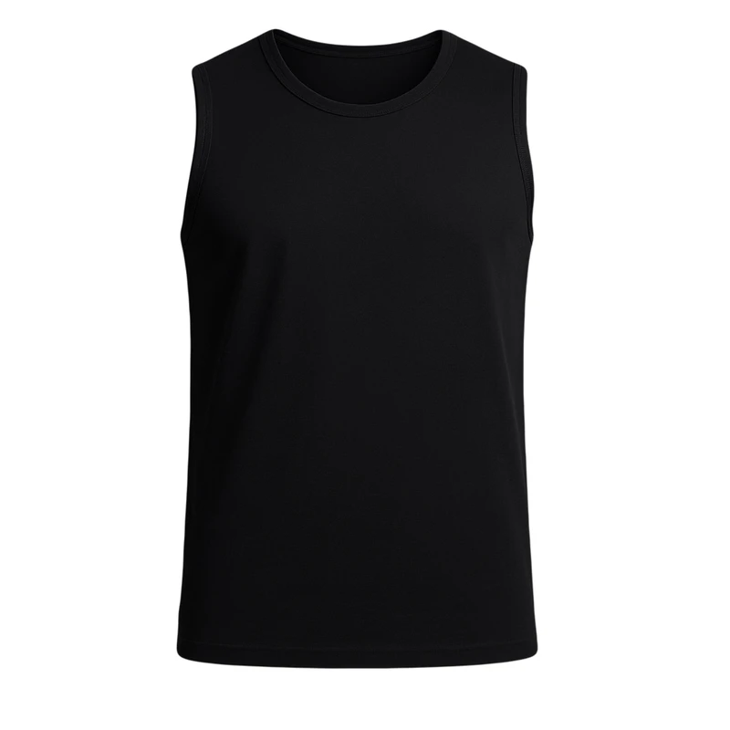 زیرپوش بدون آستین یقه گرد مردانه تن پوش هلال کد 016