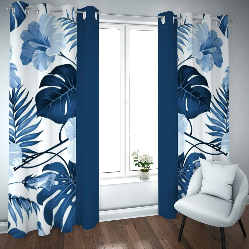 پرده مدل چاپی هازان سایز 300×150 سانتی متر 