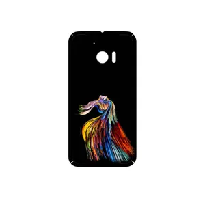 MAHOOT Rainbow Hair Digital Art Cover Sticker for HTC 10