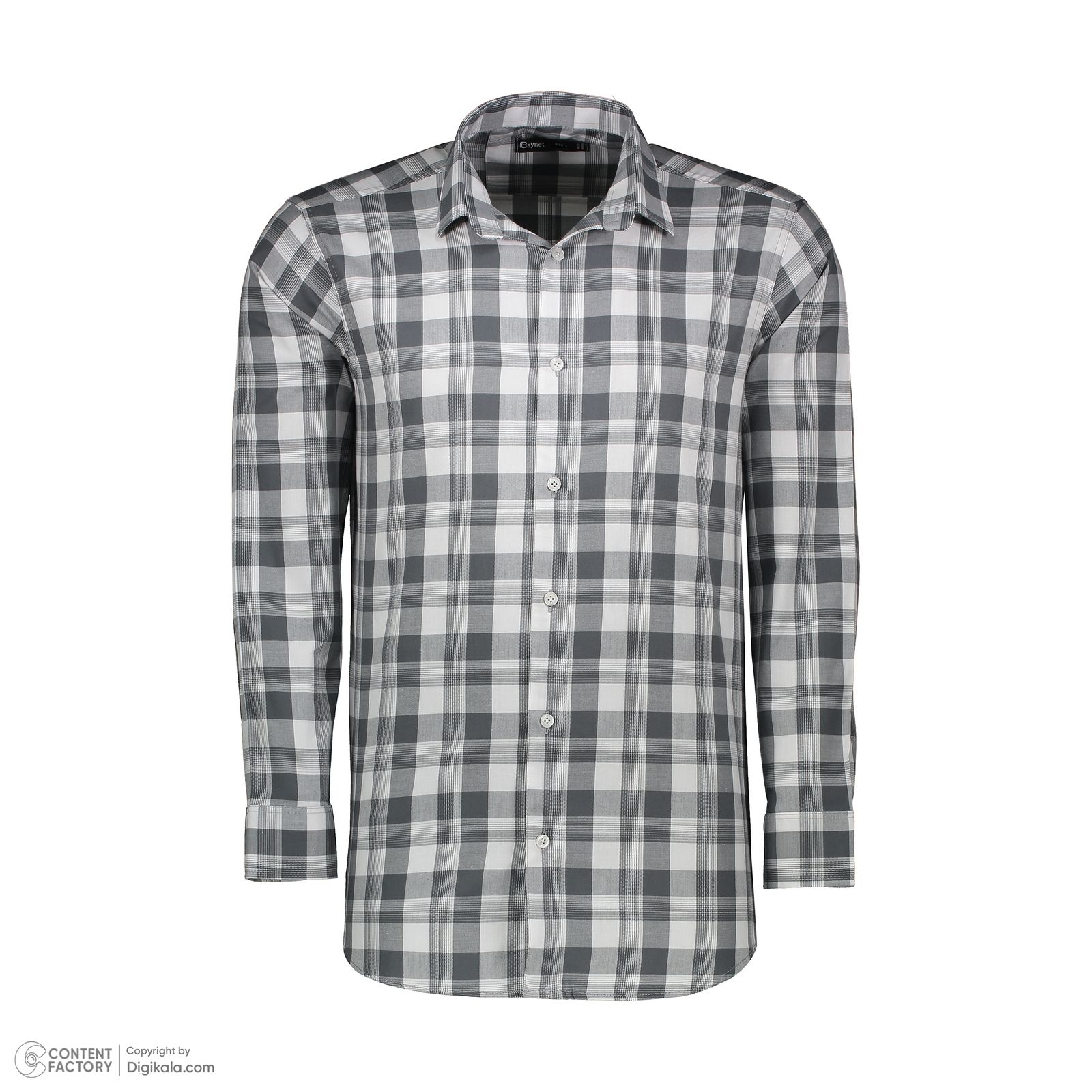 پیراهن آستین بلند مردانه باینت مدل 2261701-90 -  - 2