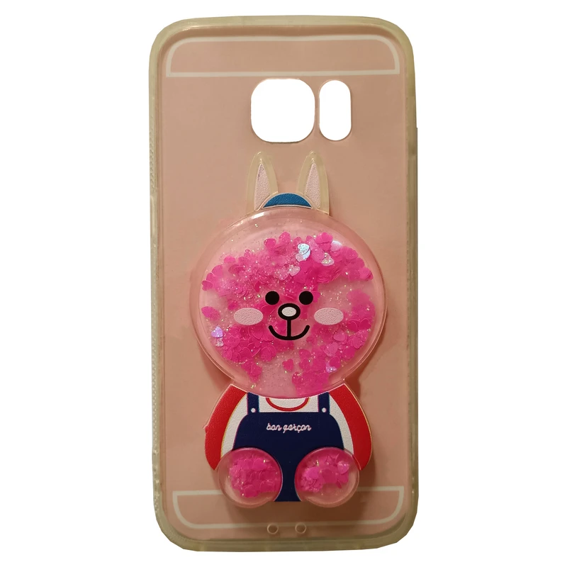 کاور مدل ژله ای کد 3-0 طرح خرگوش مناسب برای گوشی موبایل سامسونگ Galaxy S7