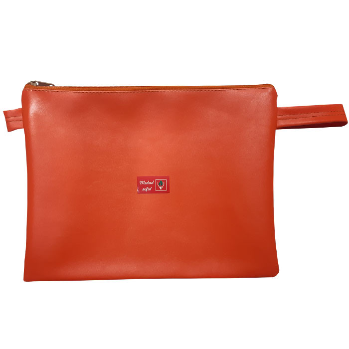 پوشه مداد سفید مدل EUR-A5 زیپ دار