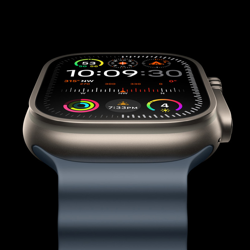 ساعت هوشمند 49 میلی متری اپل مدل Ultra 3 Natural Titanium Case با بند Titanium Milanese
