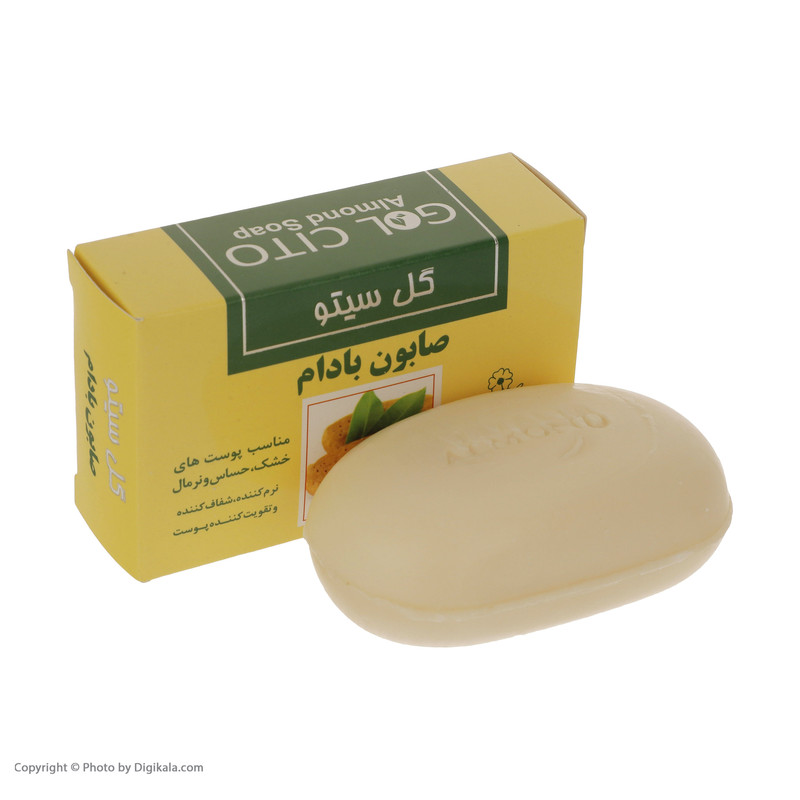 صابون شستشو گل سیتو مدل بادام وزن 100 گرم مجموعه 4 عددی