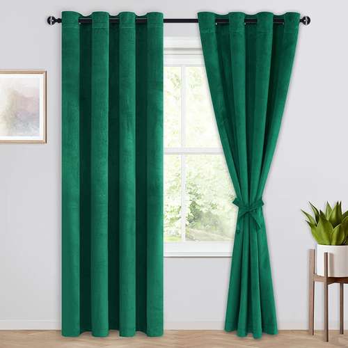 پرده مدل مخمل پانچ p02 سایز 150x280 سانتی متر
