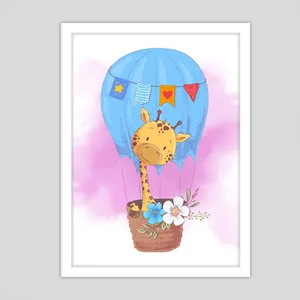 تابلو کودک و نوزاد مدل بالون زرافه