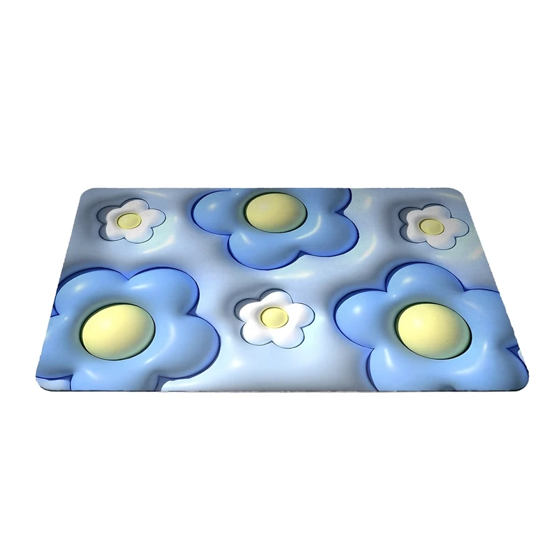 ماوس پد مدل گل گلی سه بعدی سایز 24x37 سانتی متر