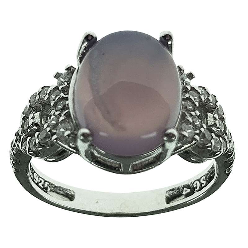 انگشتر نقره زنانه سلین کالا مدل عقیق یمنی کد 69