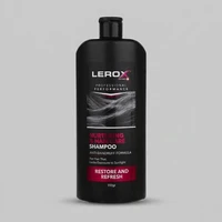 شامپو مو تقویت&zwnj;کننده مو لروکس مخصوص موهای آسیب&zwnj;دیده و خشک، وزن 550 گرم مدل Nurturing & Hair Care، ترمیم&zwnj;کننده، براق&zwnj;کننده، برطرف&zwnj;کننده وز مو، الکتریسیته مو و لطافت&zwnj;بخش با عصاره جلبک گالبنا