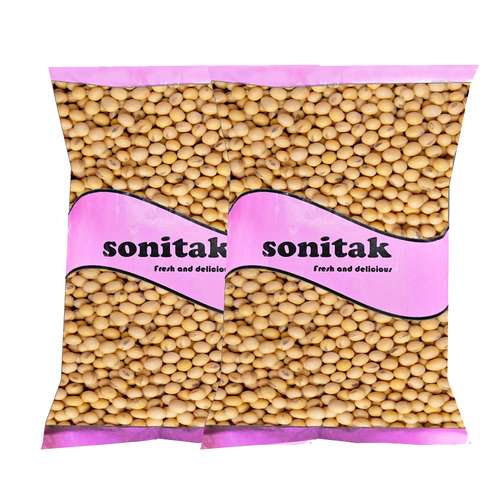 سویا آجیلی خام سونیتاک - 1 کیلوگرم بسته 2عددی