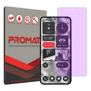 Promate Resistant model anti-purple screen protector suitable for Nothing Phone 2 mobile phone