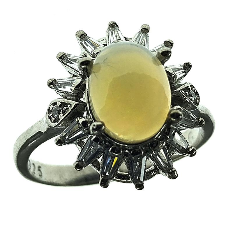 انگشتر نقره زنانه سلین کالا مدل اپال کد 114 انگشتر نقره زنانه سلین کالا مدل اپال کد 114