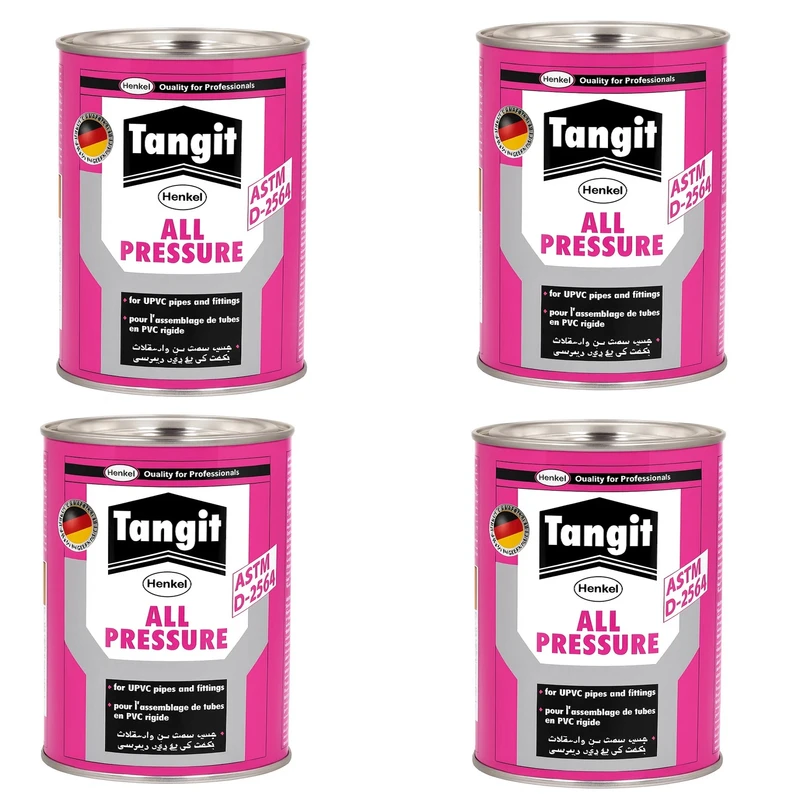 چسب پی وی سی هنکل مدل تانگیت کد ALL PRUSSURE وزن500 گرم بسته 4عددی
