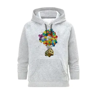 هودی زنانه مدل خانه بادکنکی  کد SH41 رنگ طوسی