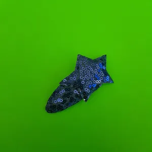 گیره مو زنانه مدل ستاره پولکی