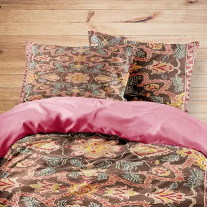 سرویس روتختی مدوپد طرح قالیچه بیجار مدرن ستاره‌ای مدل C-bijar-M36 یک نفره 4 تکه