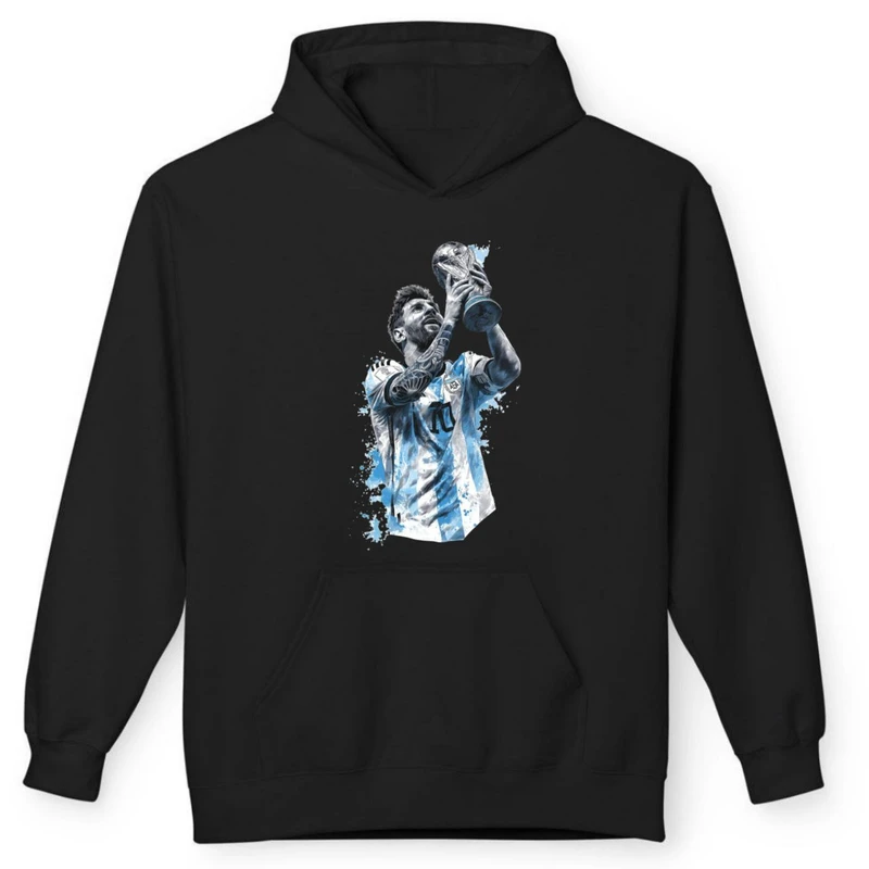 هودی مردانه پاد آفرین مدل فوتبالی لیونل مسی کد 1332