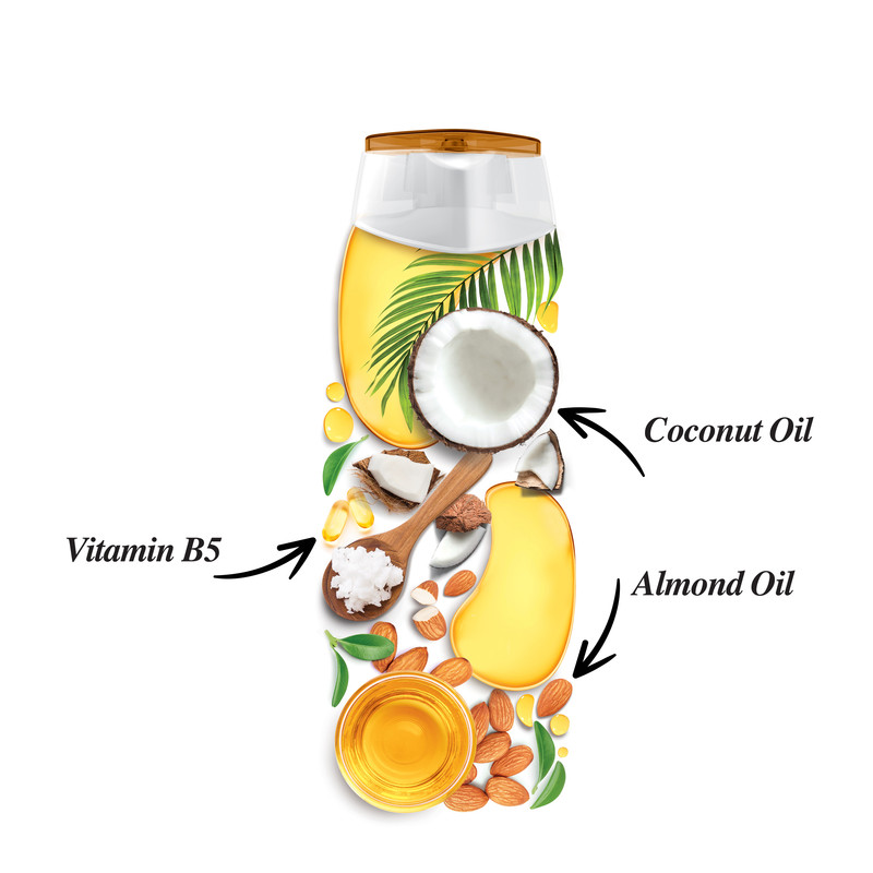 شامپو مو اکتیو مدل روغن مغذی COCONUT OIL حجم 350 میلی لیتر شامپو مو اکتیو مدل روغن مغذی COCONUT OIL حجم 350 میلی لیتر