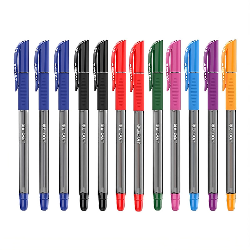 خودکار 0.7 میلیمتر الیپون مدل سمی ژل بسته 12 عددی