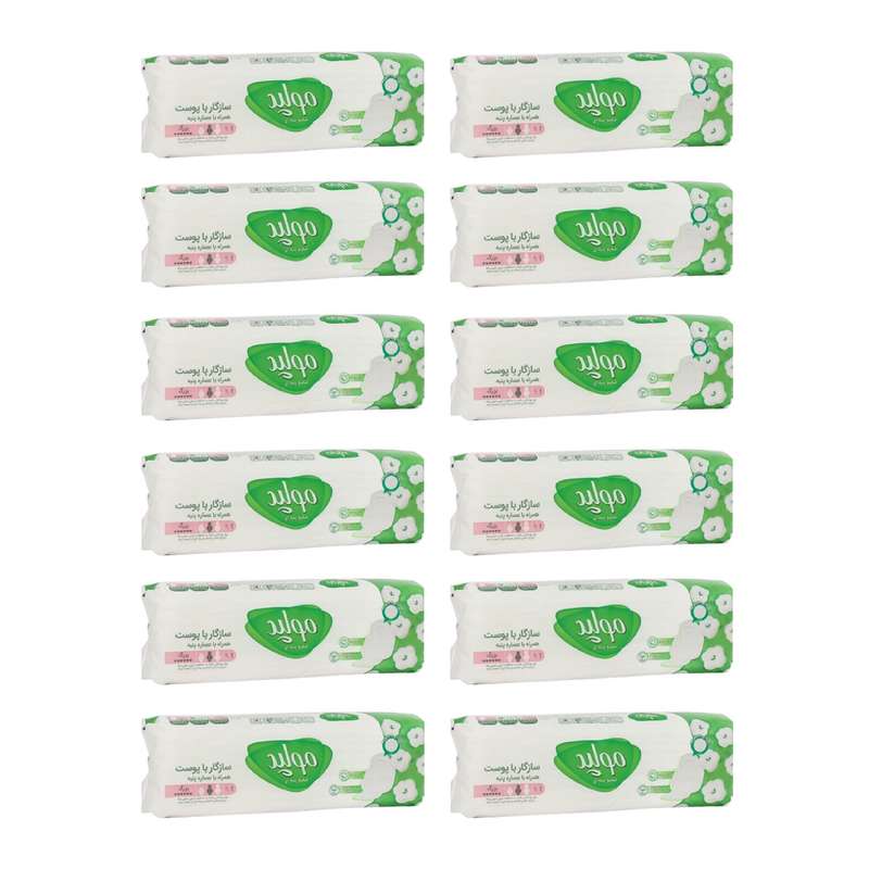 نوار بهداشتی مولپد مدل CLASICC-12 مجموعه 12 عددی نوار بهداشتی مولپد مدل CLASICC-12 مجموعه 12 عددی