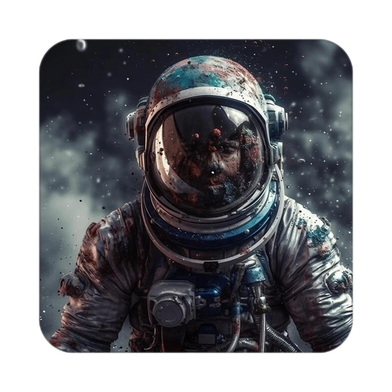 زیر لیوانی کاکتی طرح فضانورد مدل mp46107