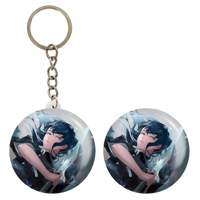 پیکسل خندالو مدل مویچیرو توکیتو انیمه شیطان کش کد 27028 به همراه جاکلیدی