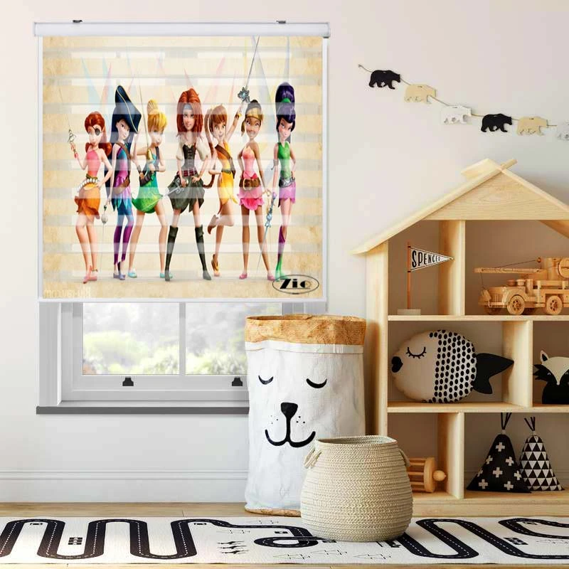 پرده زبرا زیو کد K3064 سایز 150X150 سانتی متر