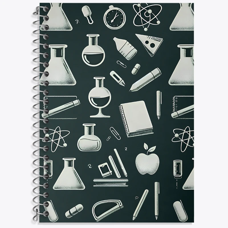 دفتر نت موسیقی 50 برگ خندالو طرح شیمی کد N5939