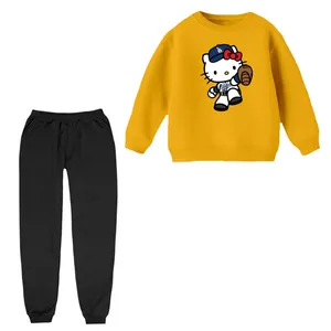 ست سویشرت و شلوار راحتی بچگانه مدل کیتی 