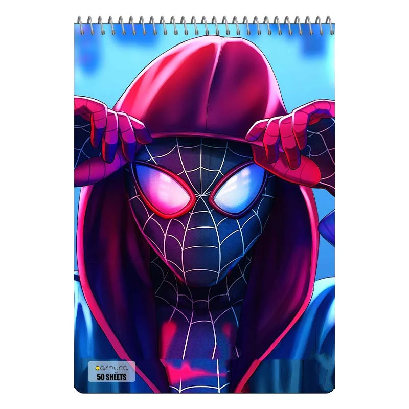 دفتر نقاشی 50 برگ سیمی کارنیکا طرح Man-مرد عنکبوتی Spider کد 58566