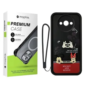 کاور موفی مدل Silicone Puffer Minni Mouse Strap مناسب برای گوشی موبایل شیائومی Redmi A3 2024 به همراه بند