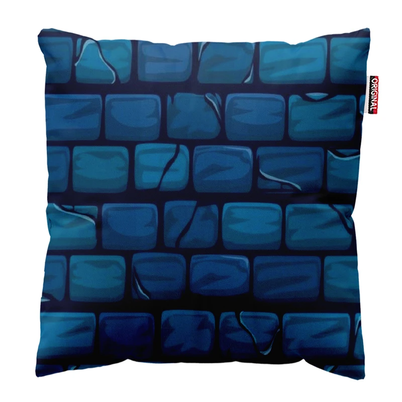  کوسن پاد آفرین طرح آجری کد 3542 سایز 30*30 سانتی متر