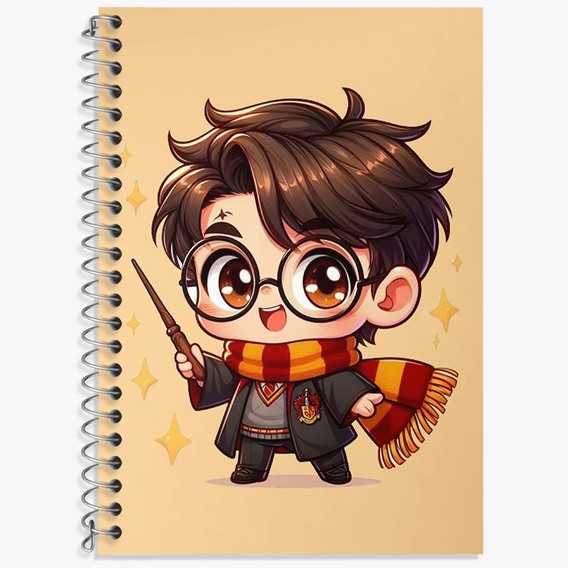 دفتر نت موسیقی 50 برگ خندالو طرح هری پاتر (Harry Potter) کد N2170