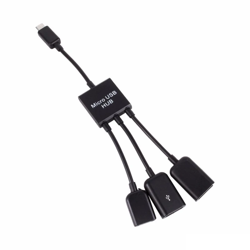 هاب 3 پورت MicroUSB OTG مدل MN