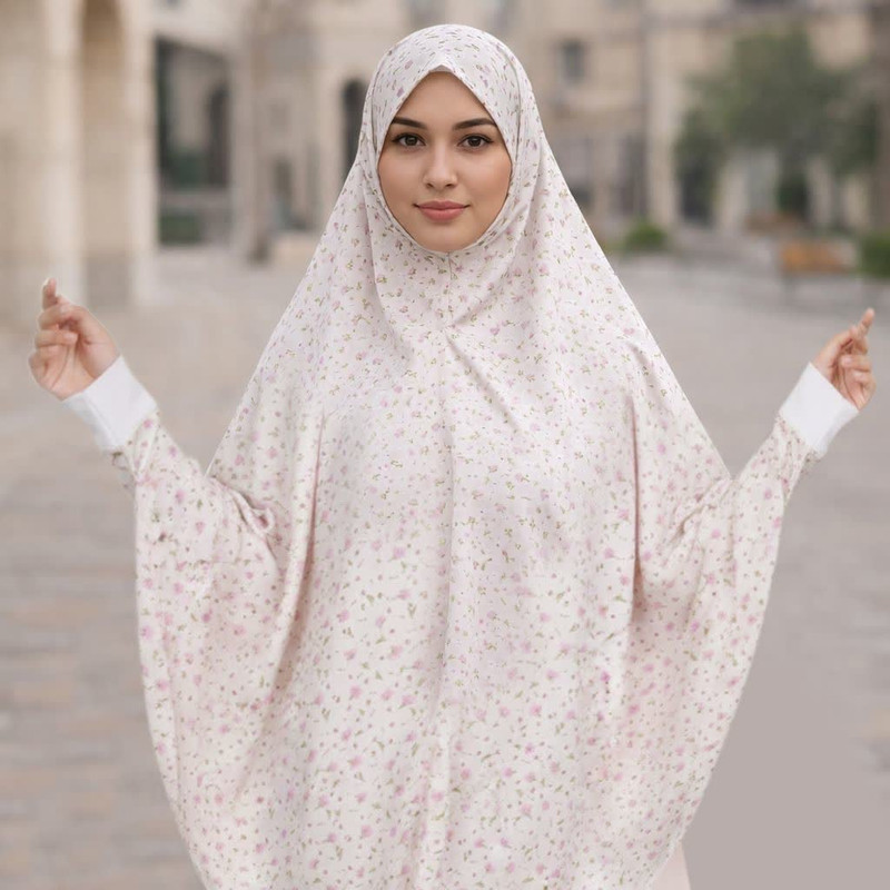 مقنعه مدل آستین دار زینا