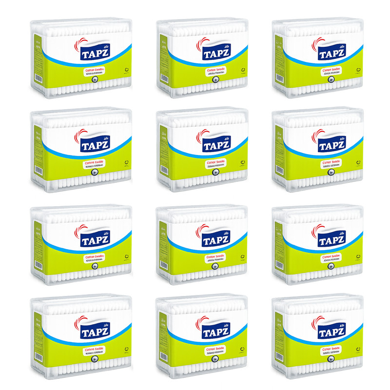 گوش پاک‌کن تاپز مدل Cup12 12 دوازده بسته 200 عددی