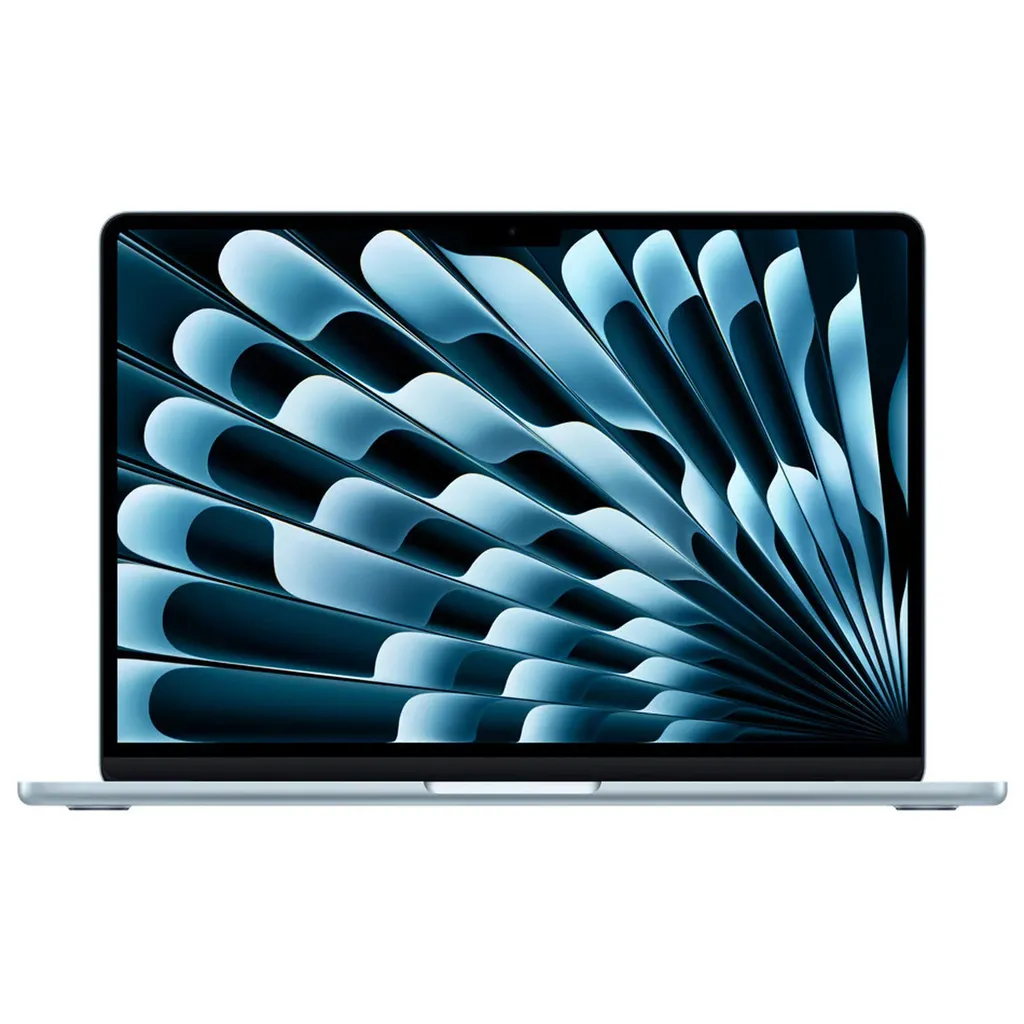 لپ‌تاپ اپل مدل MacBook Air MC6T4 2025 LLA با پردازنده Apple M4، رم 16GB، حافظه SSD با ظرفیت 256GB، نمایشگر 13.6 اینچ Retina، دارای نور پس‌زمینه کیبورد، حسگر اثر انگشت و سیستم‌عامل Apple Mac OS