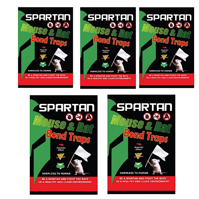 چسب موش اسپارتان مدل کتابی بسته 5 عددی