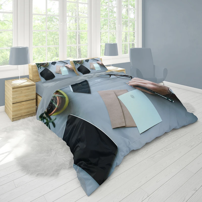 سرویس خواب 2 نفر 6 تکه مدل B162 میکروچاپ دیجیتال  