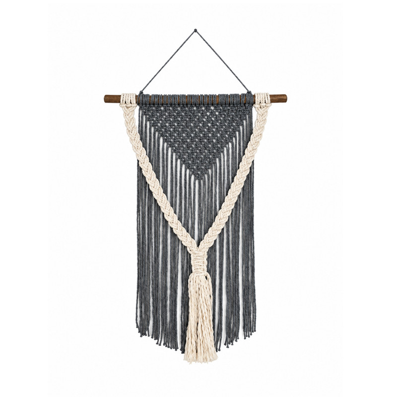 دیوارکوب بافتنی مدل مکرومه کد mcrtsh22