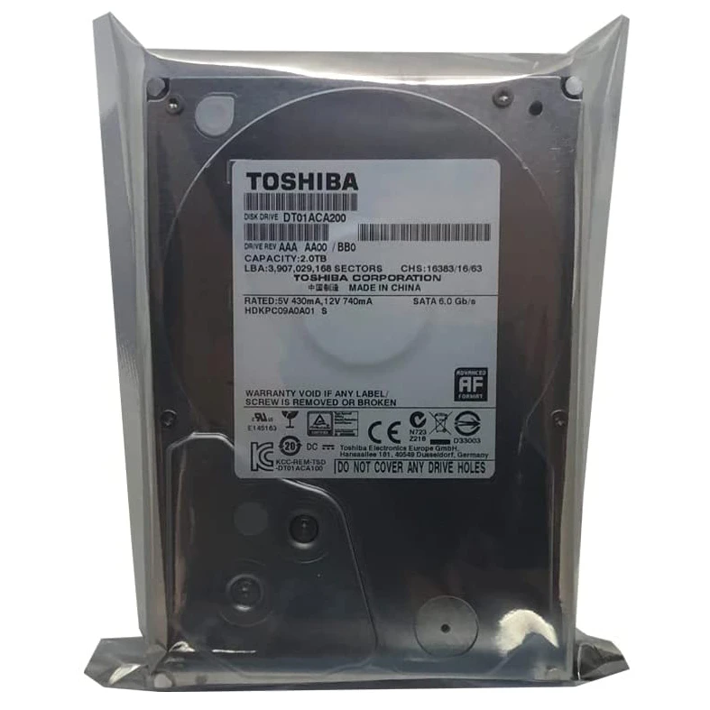 هارددیسک اینترنال توشیبا مدل A200 7200RPM SATA 64MB CACHE BULK ظرفیت 2 ترابایت عکس شماره 4