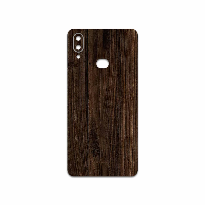 برچسب پوششی ماهوت مدل Dark Walnut Wood مناسب برای گوشی موبایل سامسونگ Galaxy A10s