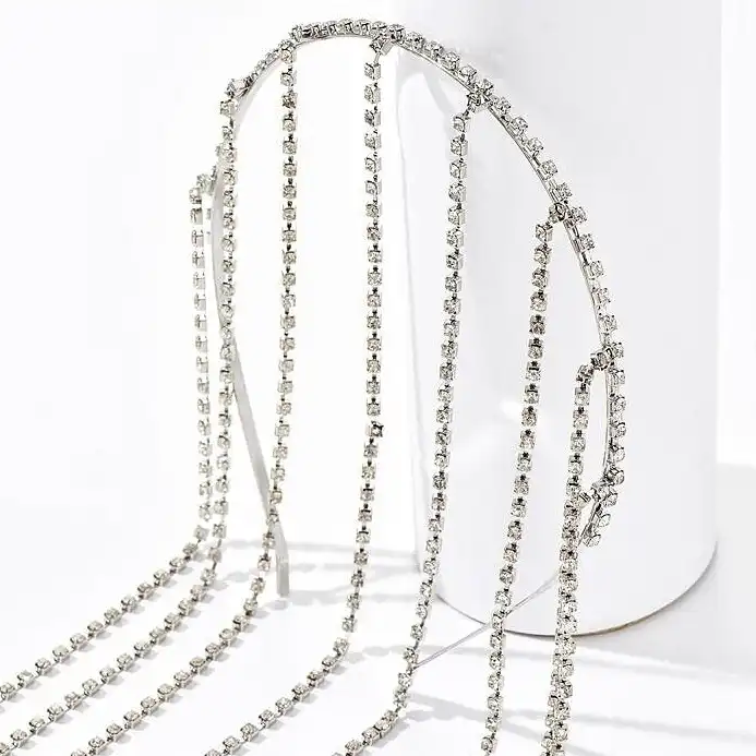 تل مو زنانه مدل آبشاری کد S.hh506